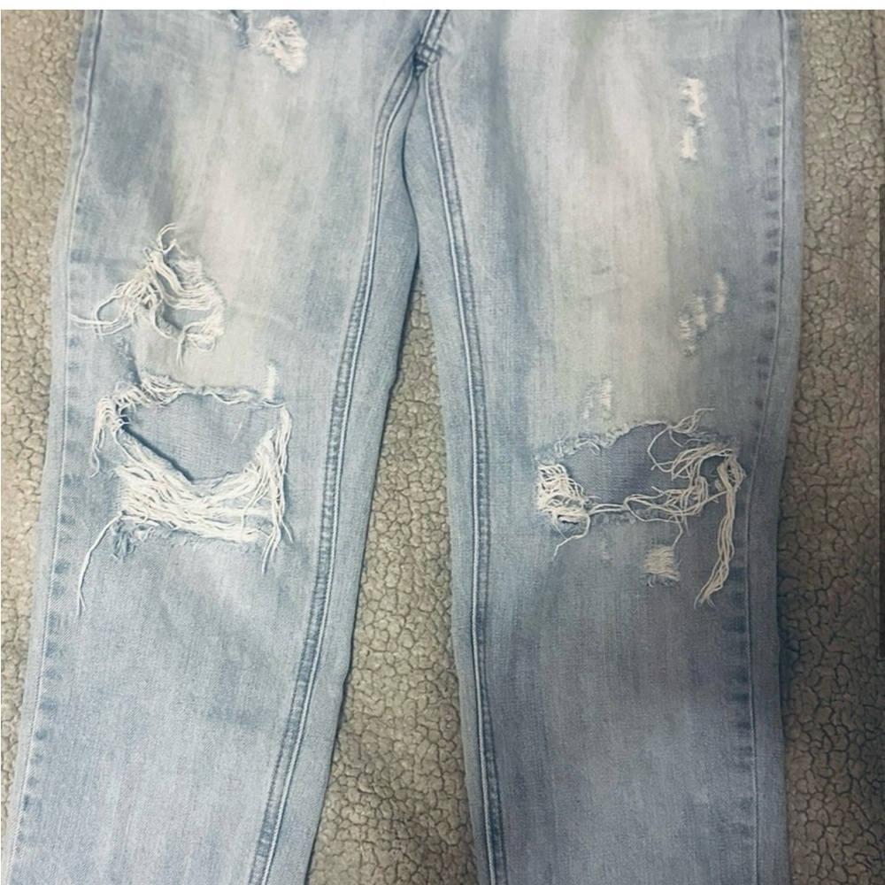 One Teaspoon Distressed Denim Boyfriend Jeans - Picture 3 of 5